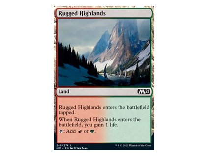 Rugged Highlands (Foil ANO, Stav Near Mint)