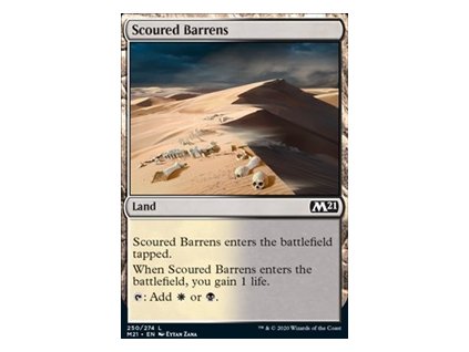 Scoured Barrens (Foil NE, Stav Near Mint)