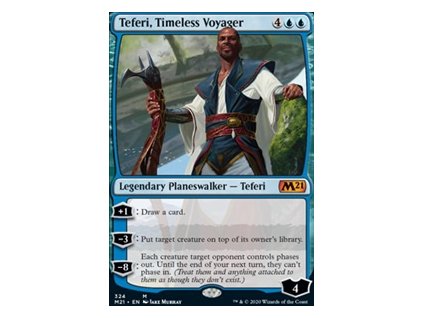 Teferi, Timeless Voyager - EXTRA FOIL (Foil NE, Stav Near Mint)