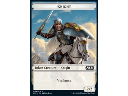 Knight Token - EXTRA (Foil NE, Stav Near Mint)