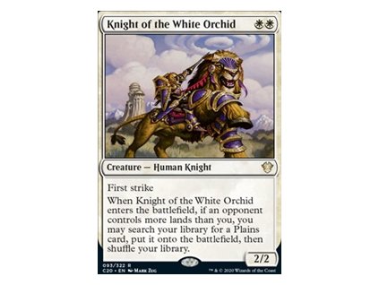 Knight of the White Orchid (Foil NE, Stav Near Mint)