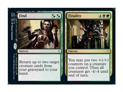 Find // Finality (Foil NE, Stav Near Mint)