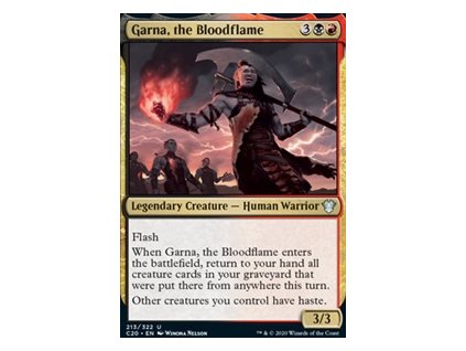 Garna, the Bloodflame (Foil NE, Stav Near Mint)