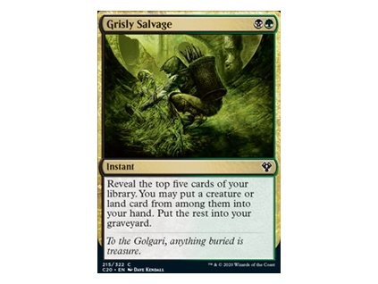 Grisly Salvage (Foil NE, Stav Near Mint)