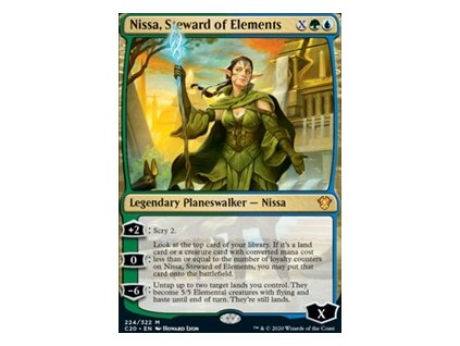 Nissa, Steward of Elements (Foil NE, Stav Near Mint)