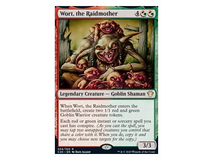 Wort, the Raidmother (Foil NE, Stav Near Mint)