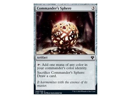Commander's Sphere (Foil NE, Stav Near Mint)