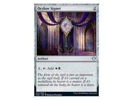 Orzhov Signet (Foil NE, Stav Near Mint)
