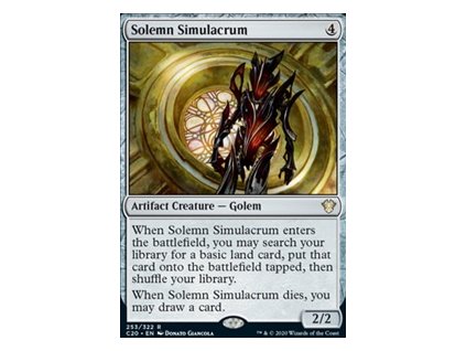 Solemn Simulacrum (Foil NE, Stav Near Mint)