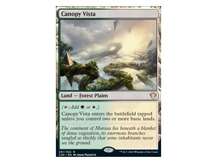 Canopy Vista (Foil NE, Stav Near Mint)