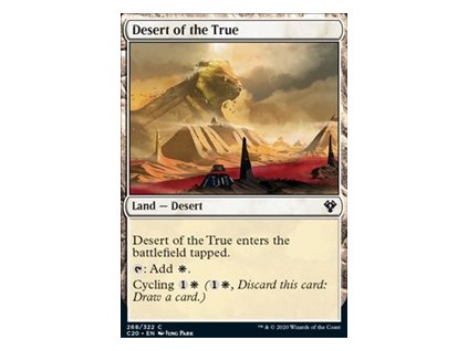 Desert of the True (Foil NE, Stav Near Mint)