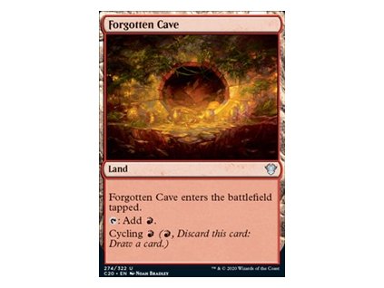 Forgotten Cave (Foil NE, Stav Near Mint)