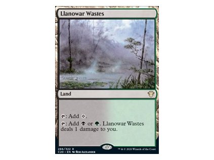 Llanowar Wastes (Foil NE, Stav Near Mint)