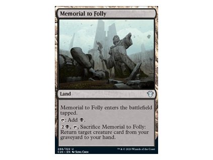 Memorial to Folly (Foil NE, Stav Near Mint)