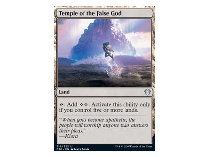 Temple of the False God (Foil NE, Stav Near Mint)