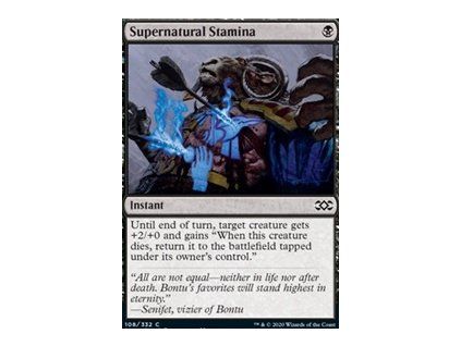 Supernatural Stamina