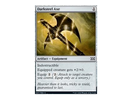Darksteel Axe (Foil NE, Stav Near Mint)