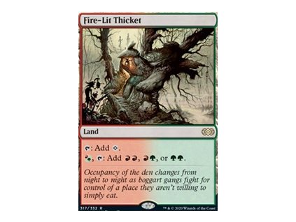 Fire-Lit Thicket (Foil NE, Stav Near Mint)