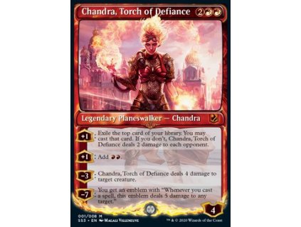 Chandra, Torch of Defiance (Foil NE, Stav Near Mint)