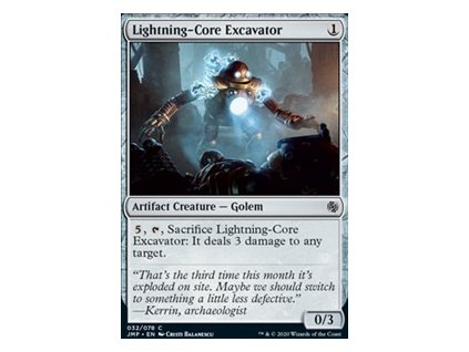 Lightning-Core Excavator (Foil NE, Stav Near Mint)