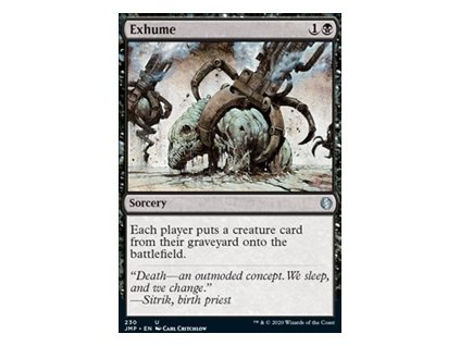 Exhume (Foil NE, Stav Near Mint)
