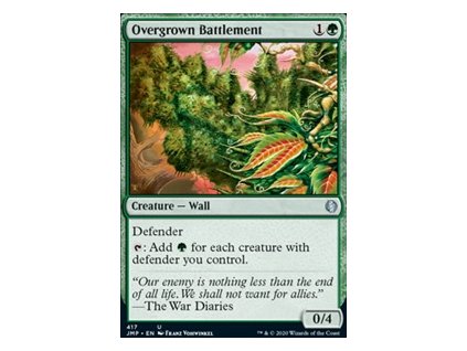Overgrown Battlement (Foil NE, Stav Near Mint)