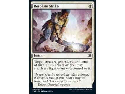 Resolute Strike (Foil ANO, Stav Near Mint)