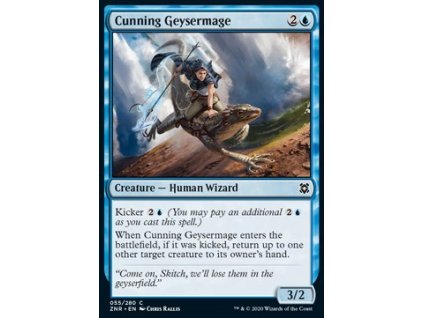 Cunning Geysermage (Foil ANO, Stav Near Mint)