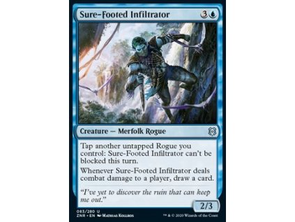 Sure-Footed Infiltrator (Foil ANO, Stav Near Mint)