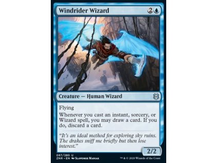 Windrider Wizard (Foil ANO, Stav Near Mint)