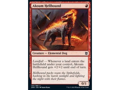 Akoum Hellhound (Foil ANO, Stav Near Mint)