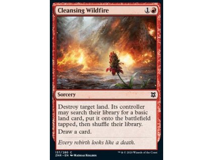 Cleansing Wildfire (Foil ANO, Stav Near Mint)