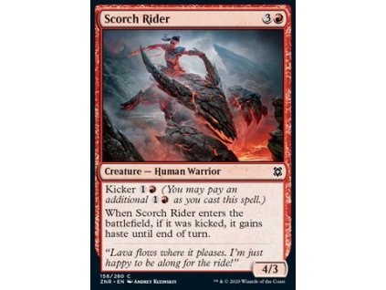 Scorch Rider (Foil NE, Stav Near Mint)