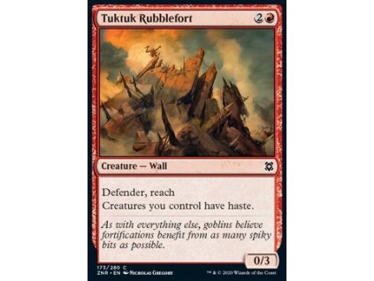 Tuktuk Rubblefort (Foil ANO, Stav Near Mint)