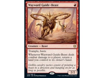 Wayward Guide-Beast (Foil NE, Stav Near Mint)