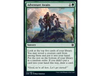 Adventure Awaits (Foil ANO, Stav Near Mint)