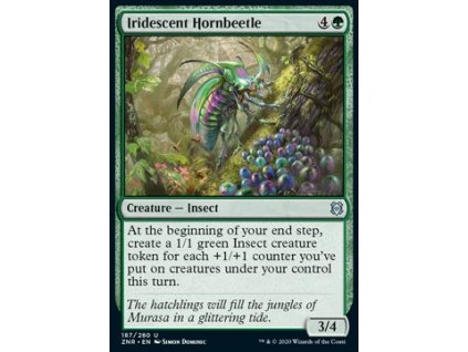 Iridescent Hornbeetle (Foil NE, Stav Near Mint)