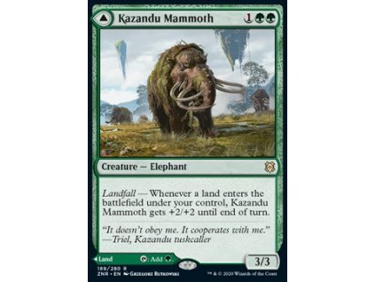 Kazandu Mammoth (Foil NE, Stav Near Mint)