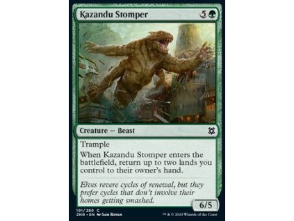 Kazandu Stomper (Foil ANO, Stav Near Mint)