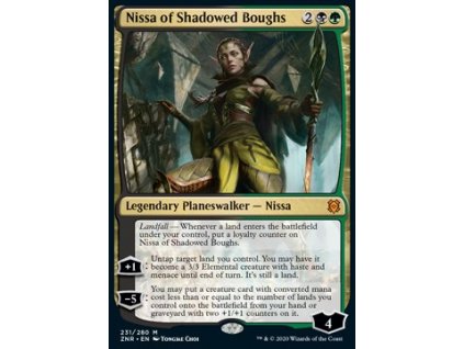 Nissa of Shadowed Boughs (Foil NE, Stav Near Mint)