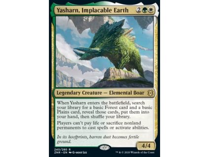 Yasharn, Implacable Earth (Foil ANO, Stav Near Mint)