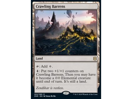 Crawling Barrens (Foil NE, Stav Near Mint)