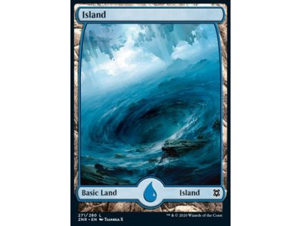 Island - Full Art (Foil NE, Stav Near Mint)