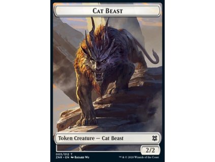 Cat Beast Token - EXTRA (Foil NE, Stav Near Mint)