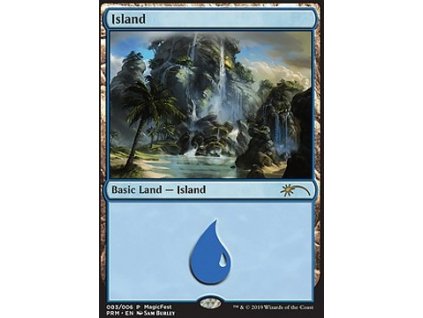 Island - PROMO MagicFest FOIL (Foil NE, Stav Near Mint)