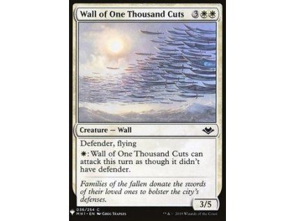 Wall of One Thousand Cuts