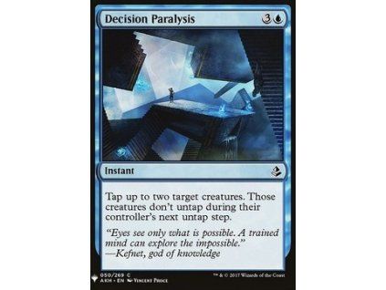Decision Paralysis