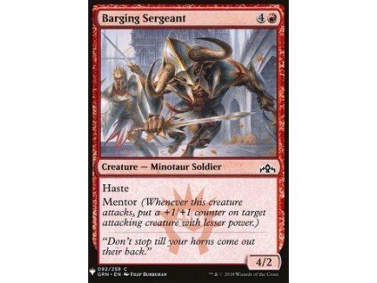 Barging Sergeant