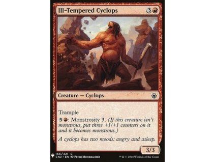 Ill-Tempered Cyclops