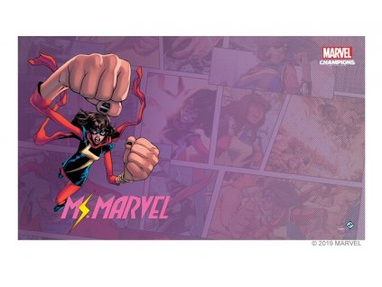 marvel champions ms marvel game mat